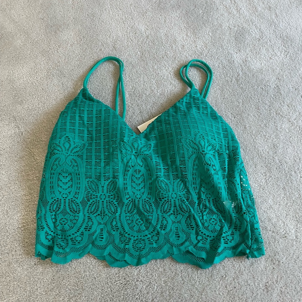 Fitted lacey top